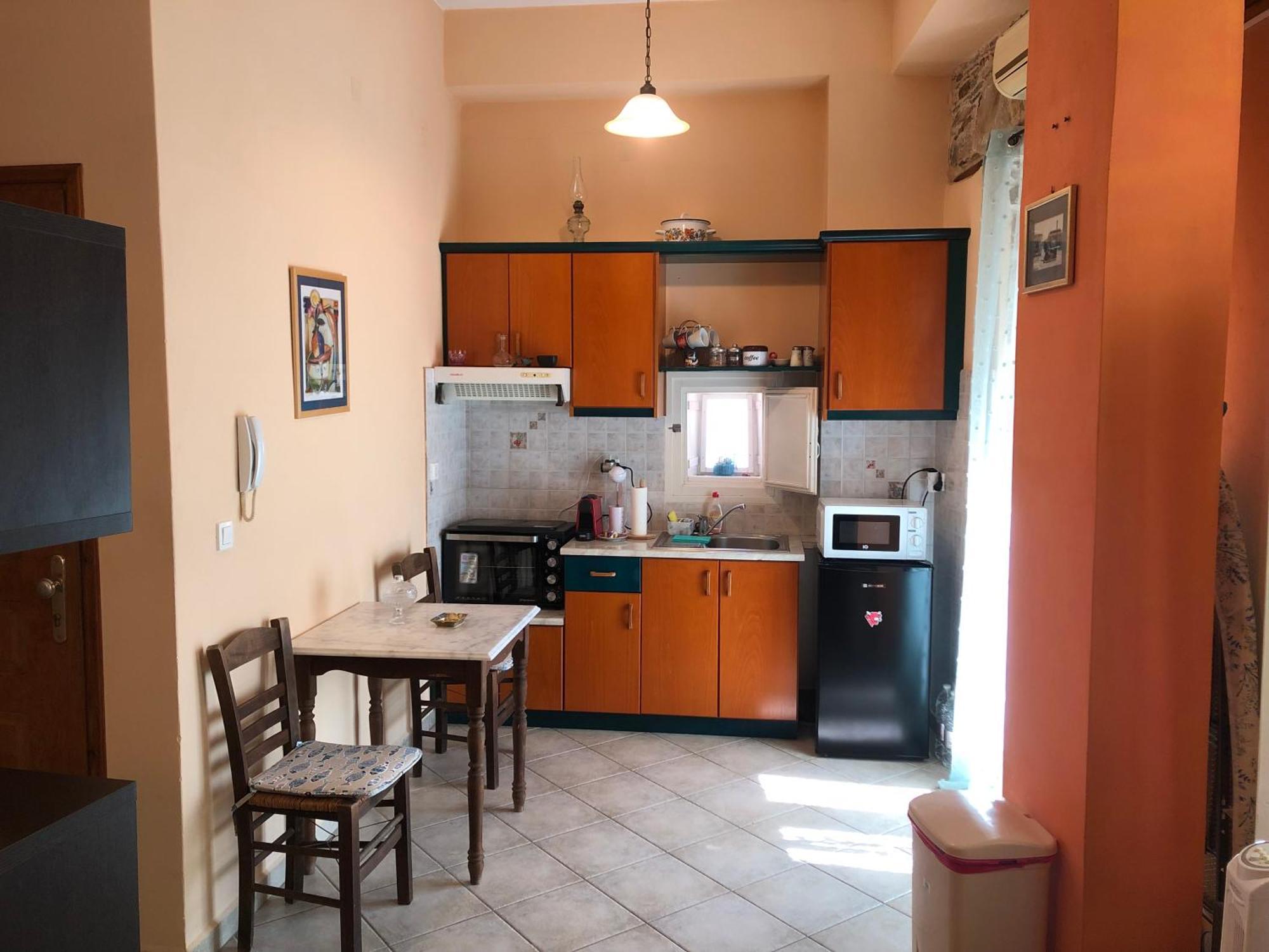 1872 - Agnes, Cozy Stony Apartment With Balcony Ermúpoli Kültér fotó